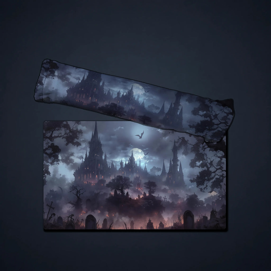 MTG/TCG Playmat — Dark Castle Nightfall