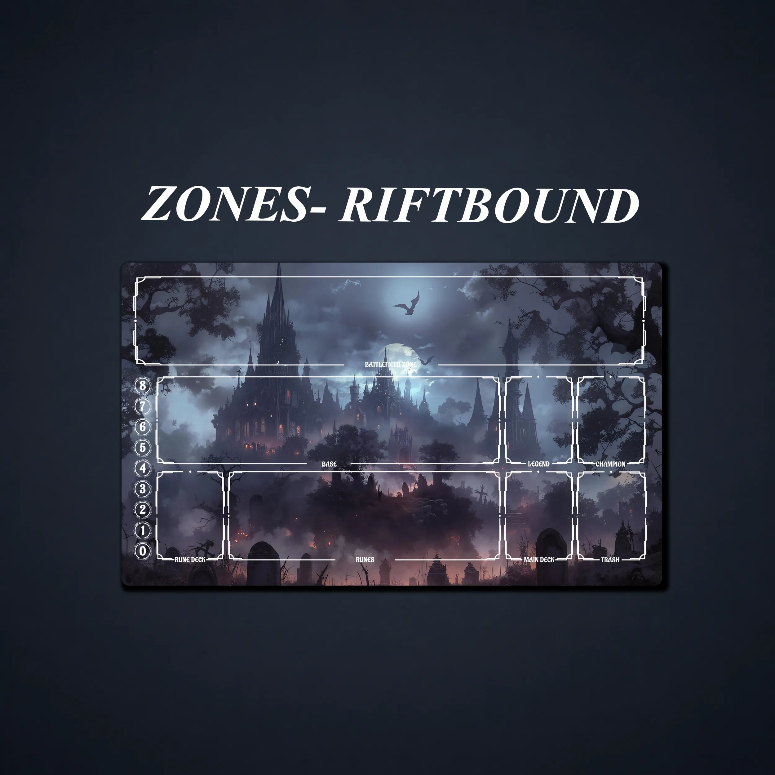 MTG/TCG Playmat — Dark Castle Nightfall