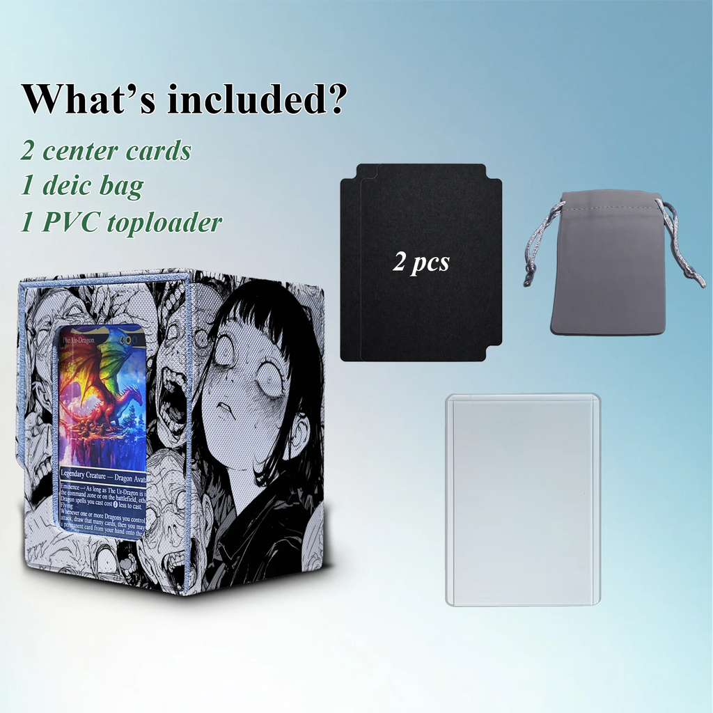 Commander Deck Box — Junji Ito Style Horror Art
