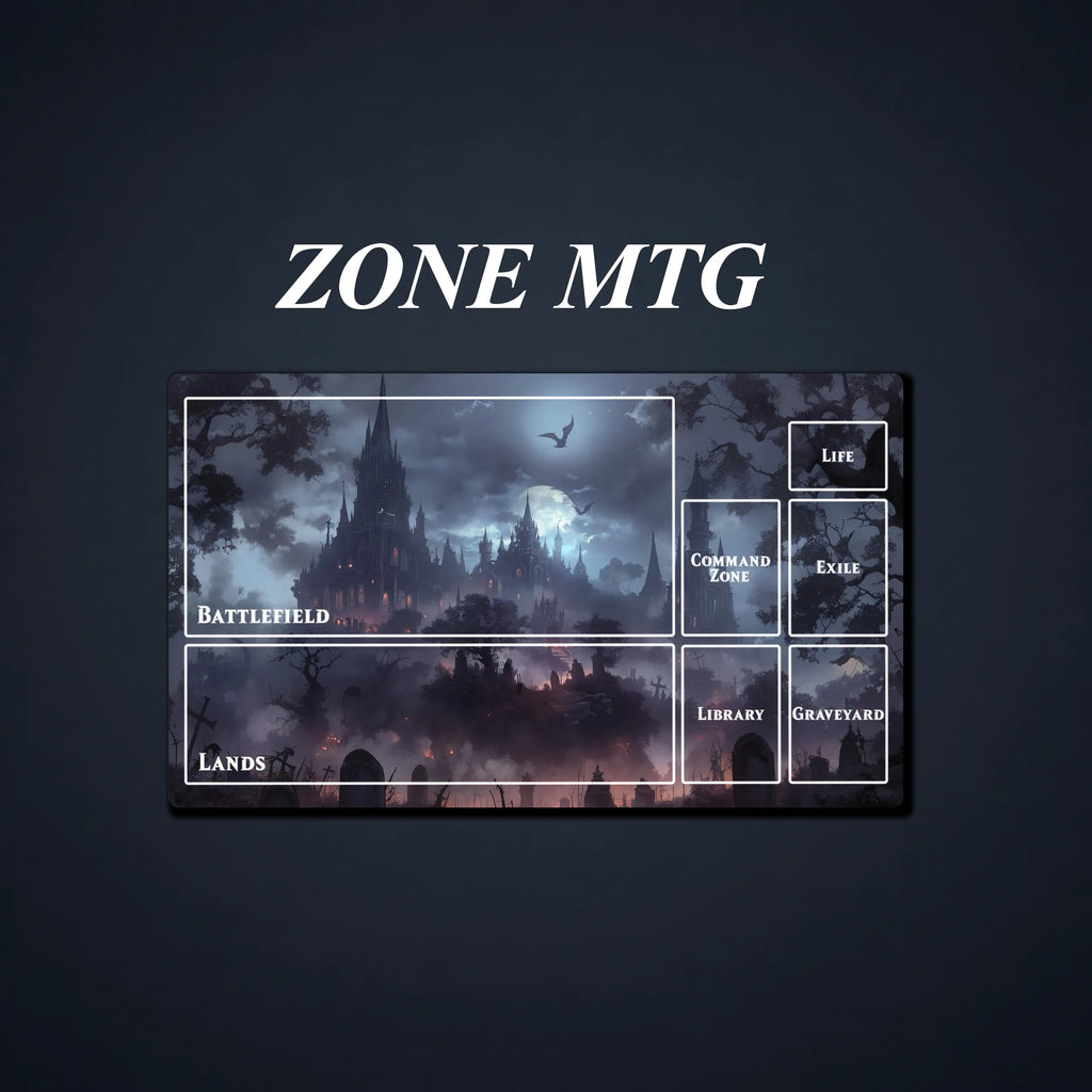 MTG/TCG Playmat — Dark Castle Nightfall