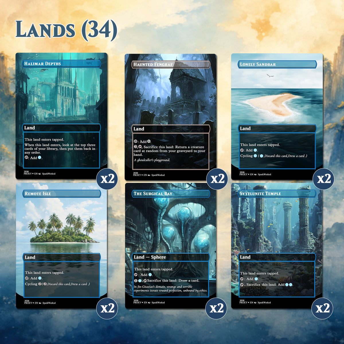 Custom Proxy Commander Deck – Secret Lair DanDan Deck