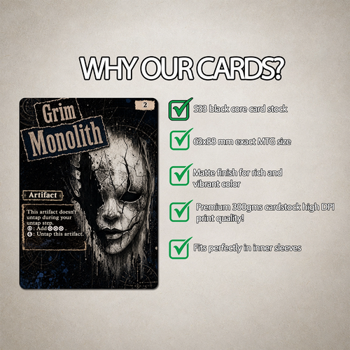 35-Card Game Changer Proxy Bundle – Original Dark Fantasy Art