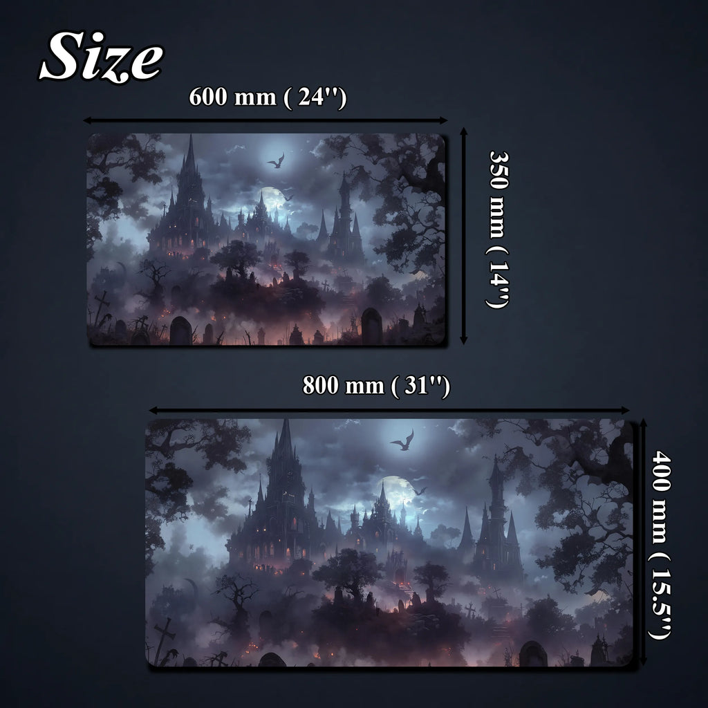 MTG/TCG Playmat — Dark Castle Nightfall