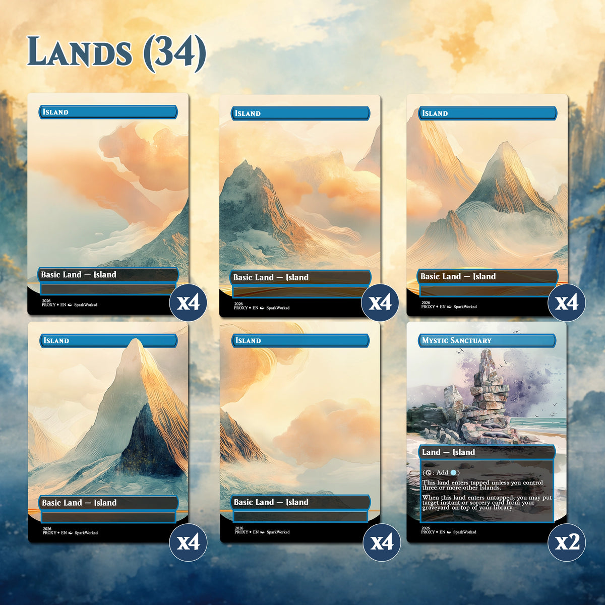 Custom Proxy Commander Deck – Secret Lair DanDan Deck