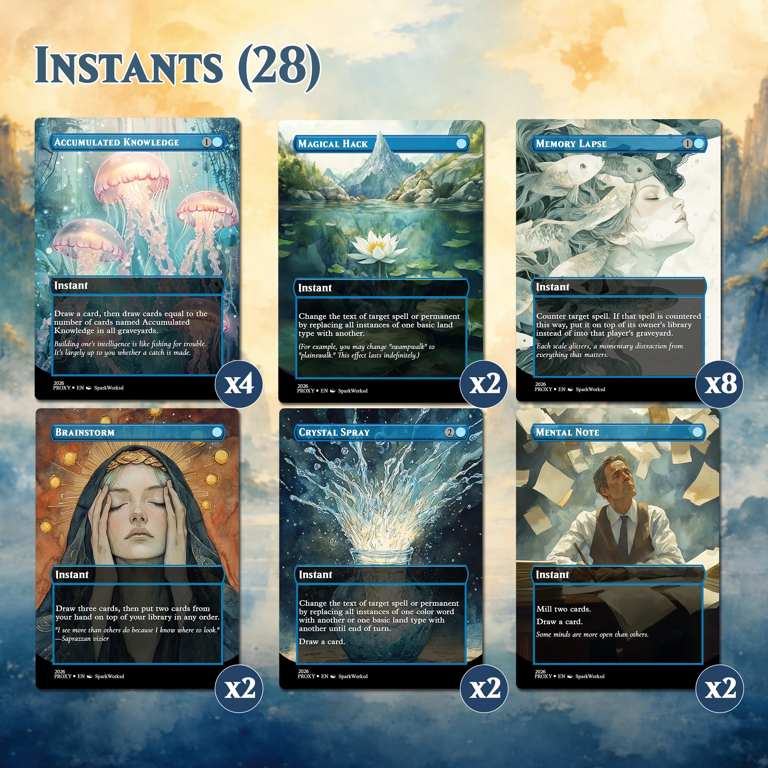 Custom Proxy Commander Deck – Secret Lair DanDan Deck