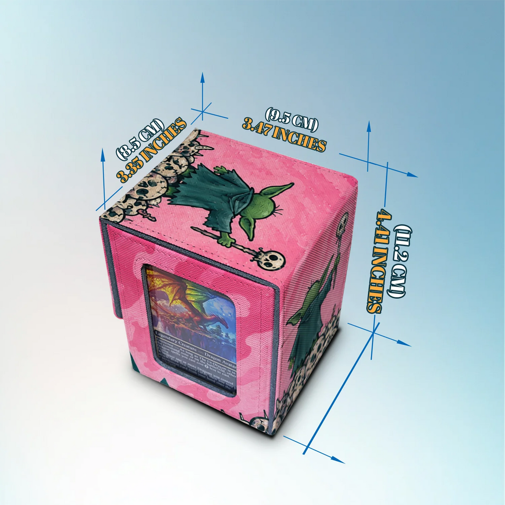 Goblin Commander Deck Box — Pink Skull Fantasy Art