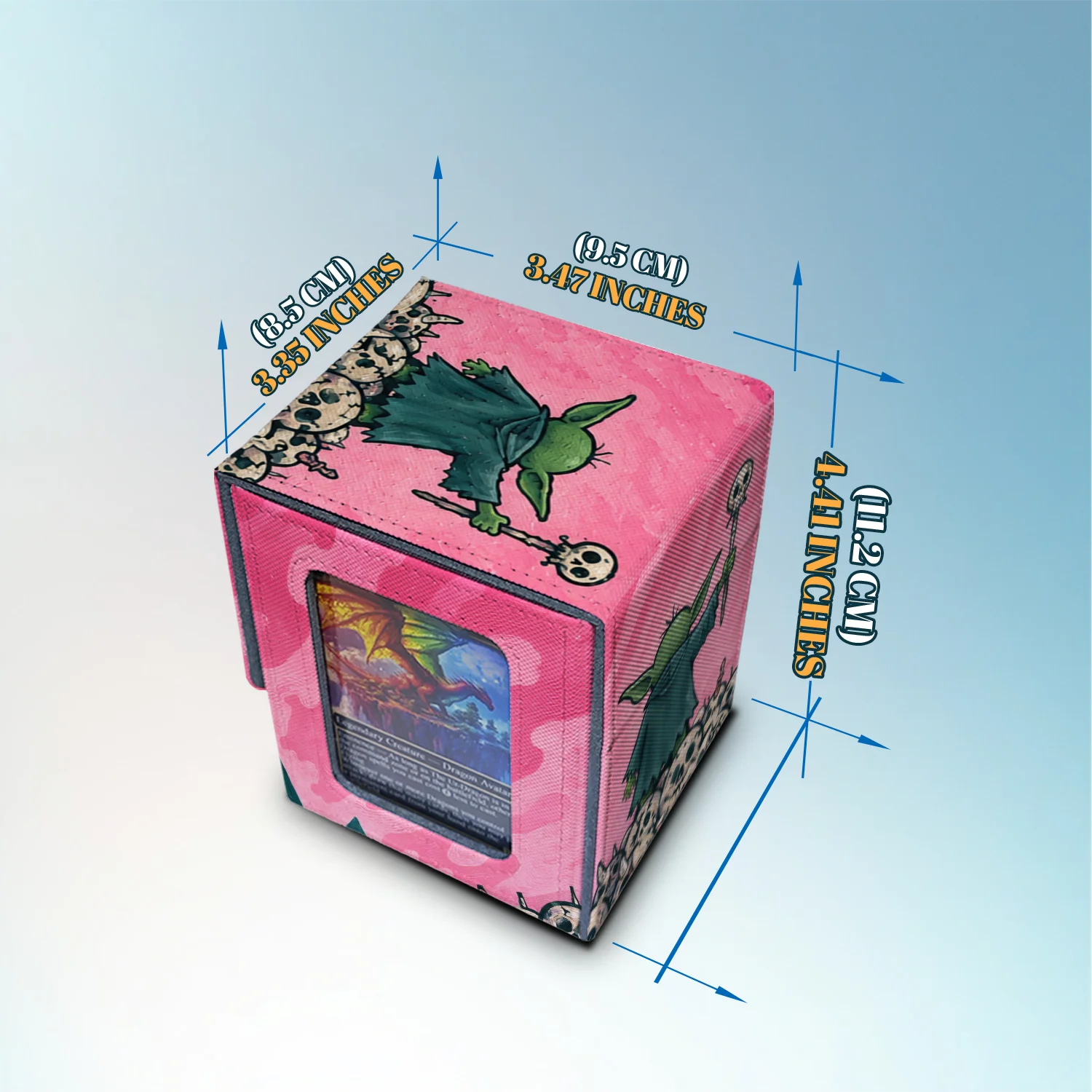 Goblin Commander Deck Box — Pink Skull Fantasy Art