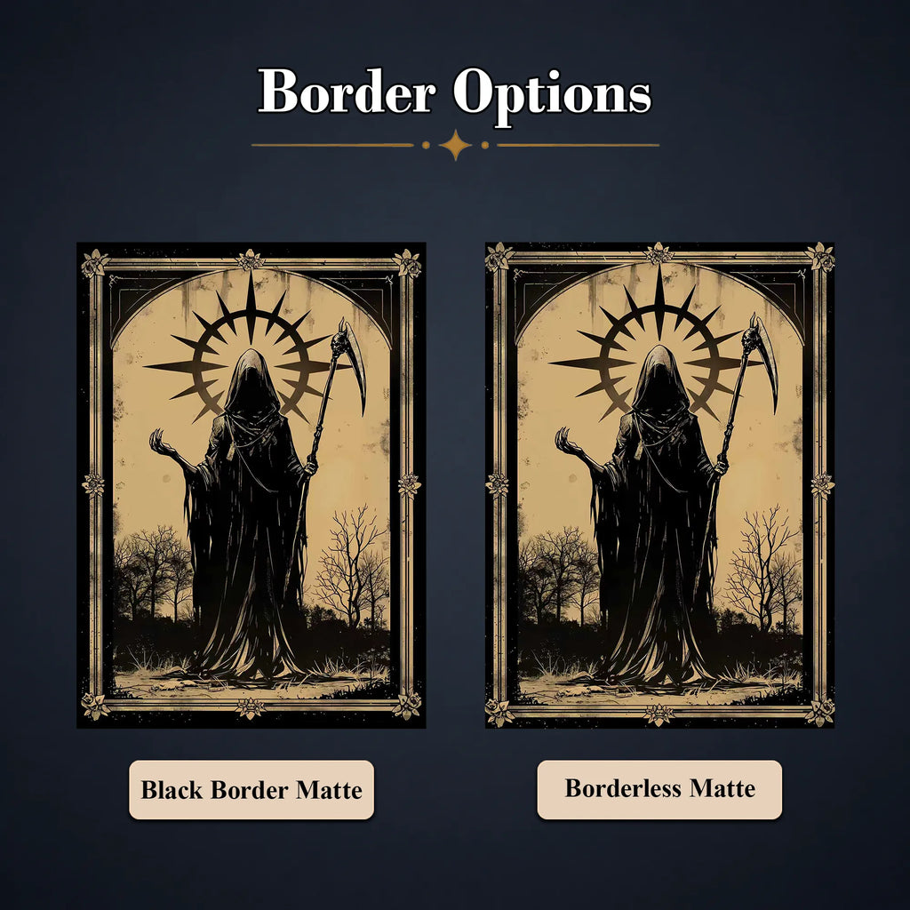 Matte Art Card Sleeves — Dark Gothic Reaper