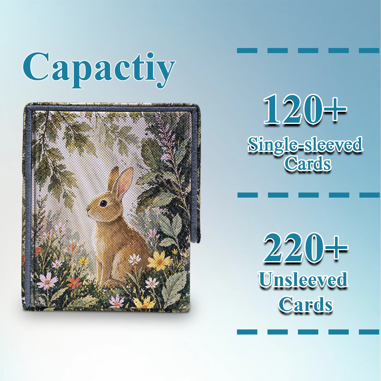Commander Deck Box — Woodland Rabbit Ar