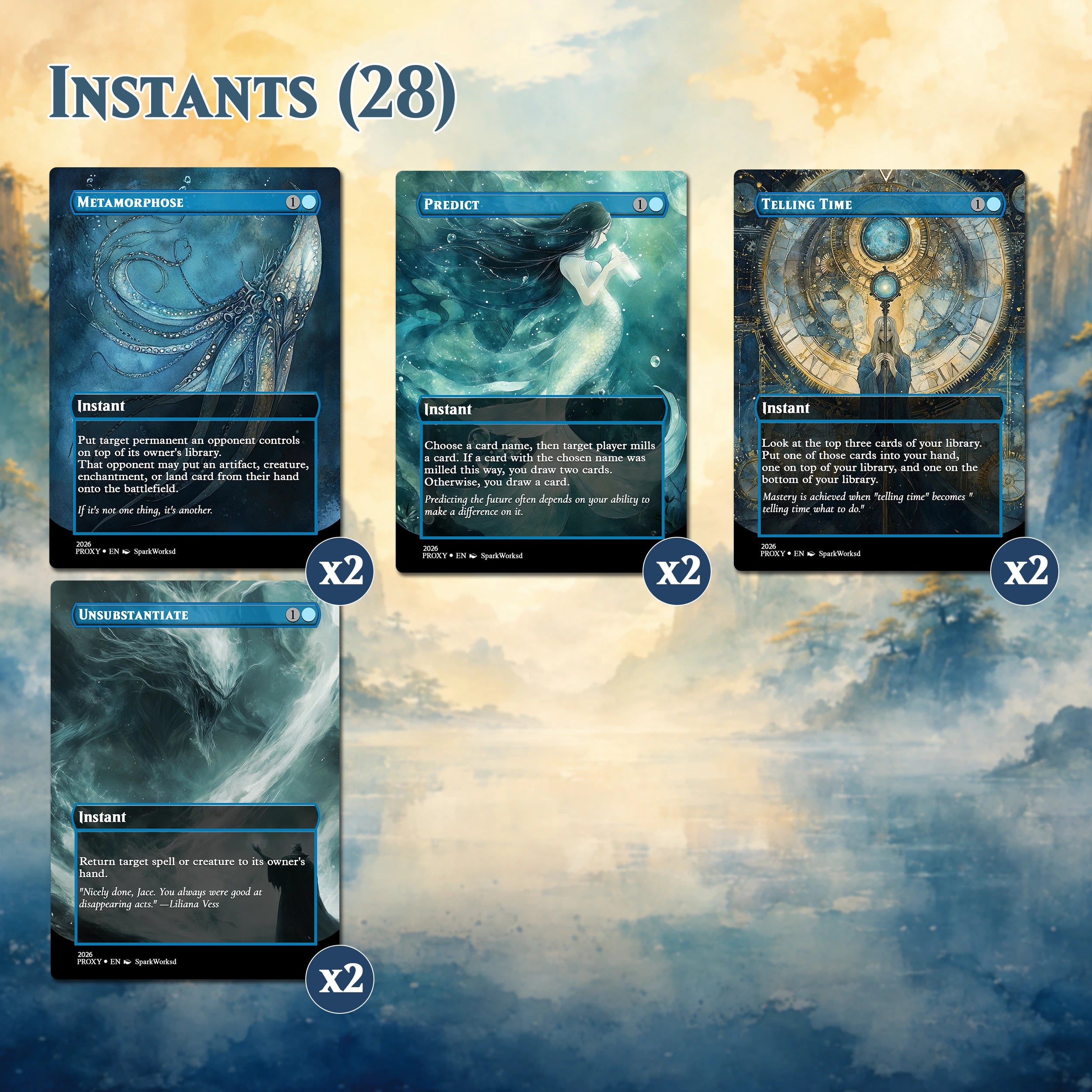 Custom Proxy Commander Deck – Secret Lair DanDan Deck
