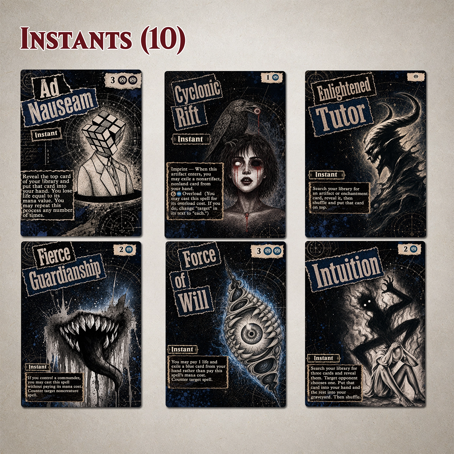 35-Card Game Changer Proxy Bundle – Original Dark Fantasy Art