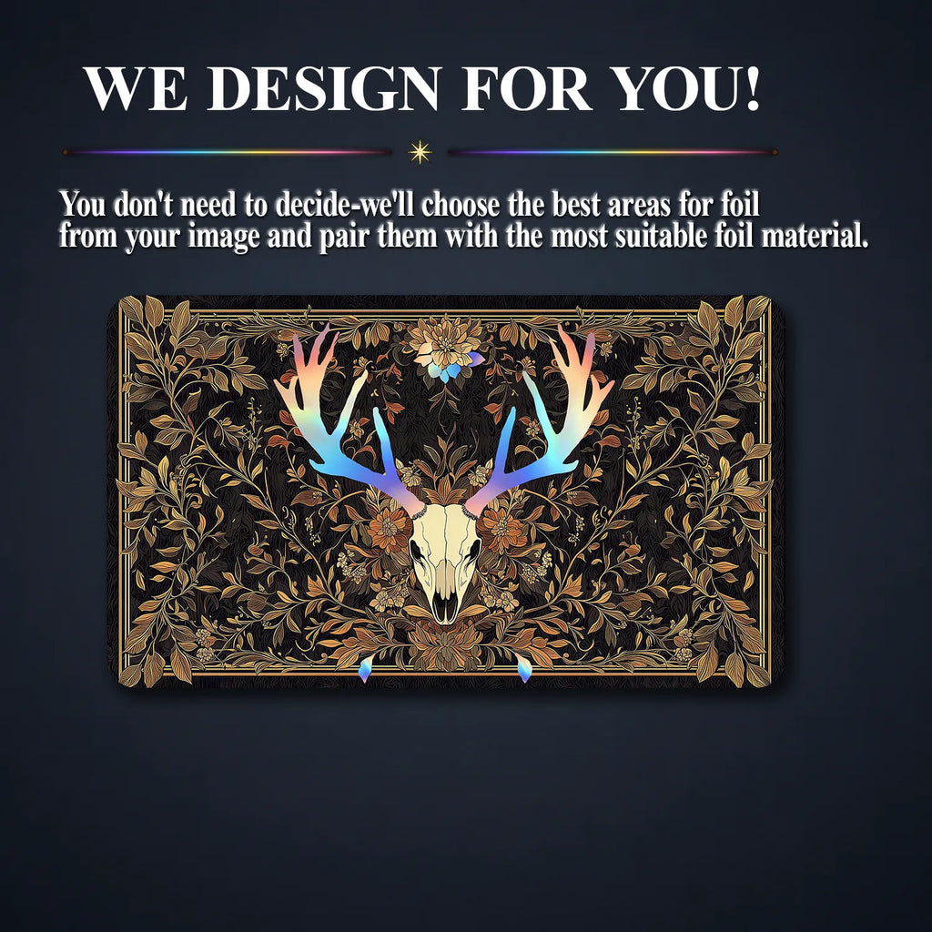 Custom Playmat with Foil Options for TCG and MTG