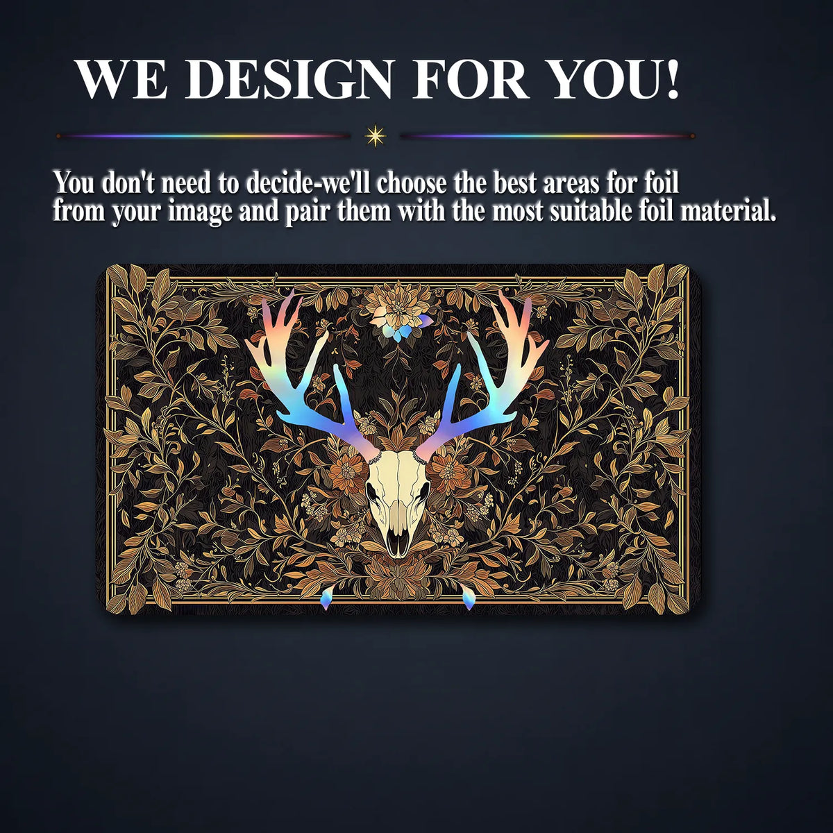 Custom Playmat with Foil Options for TCG and MTG