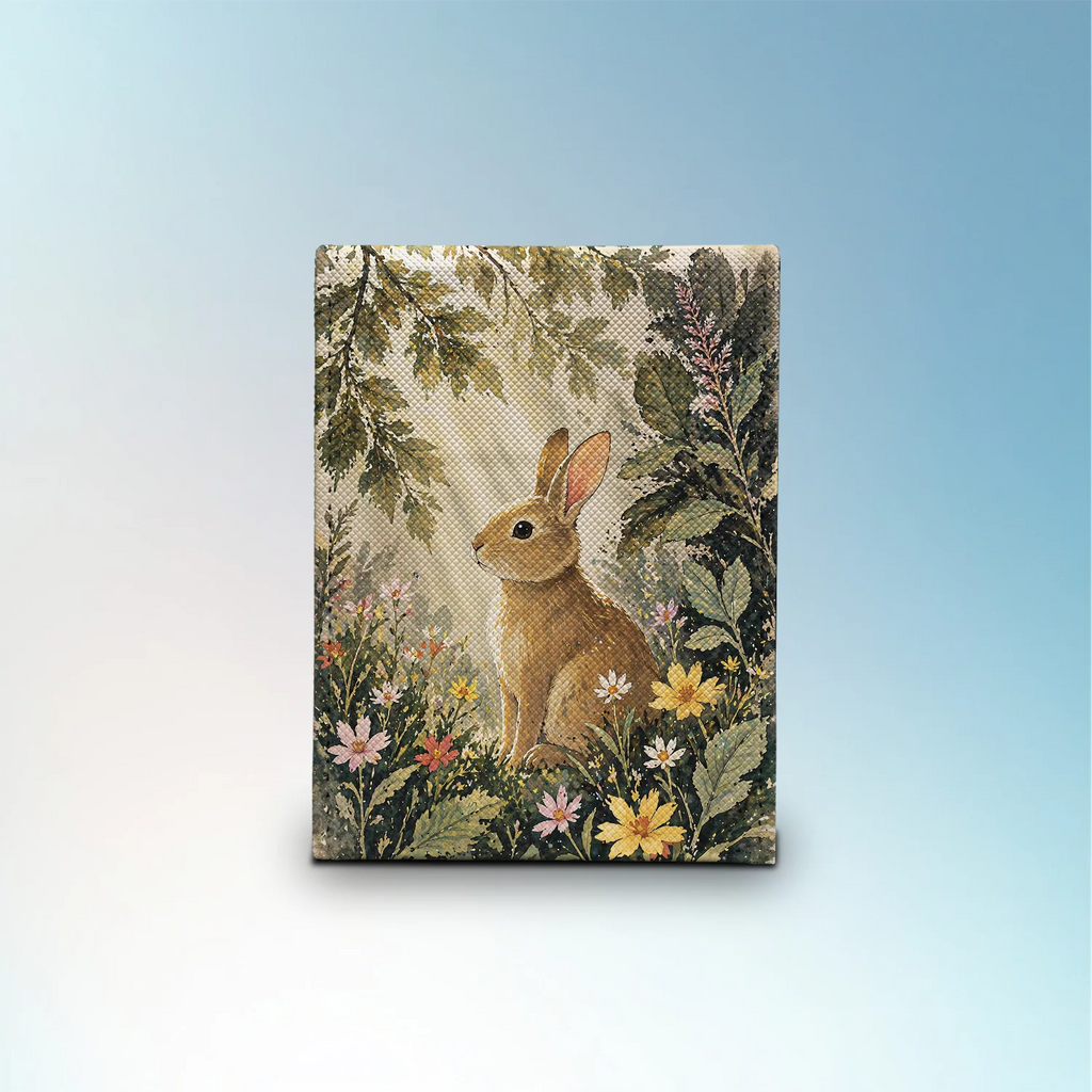 Commander Deck Box — Woodland Rabbit Ar