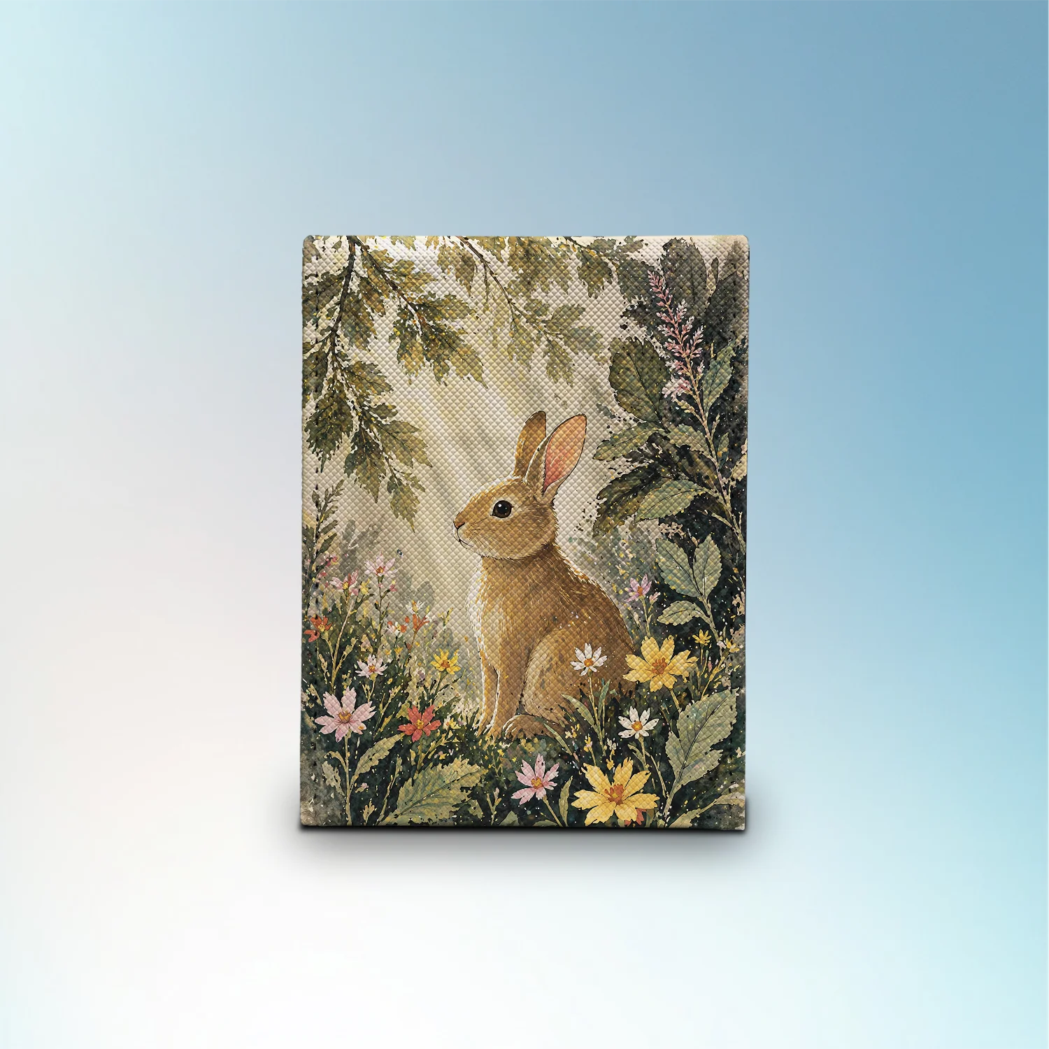 Commander Deck Box — Woodland Rabbit Ar