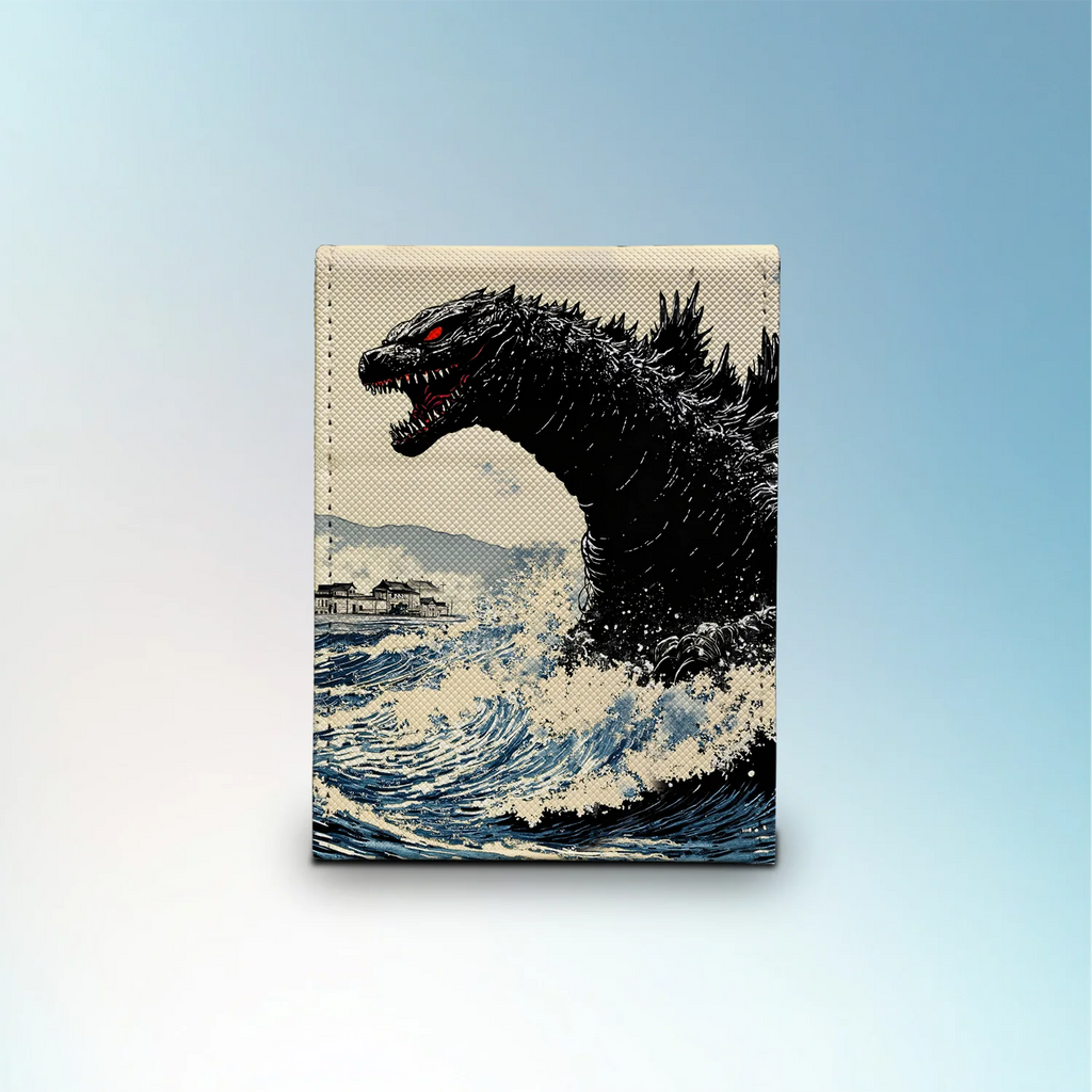 Commander Deck Box — Godzilla-Inspired Japanese Wave Art