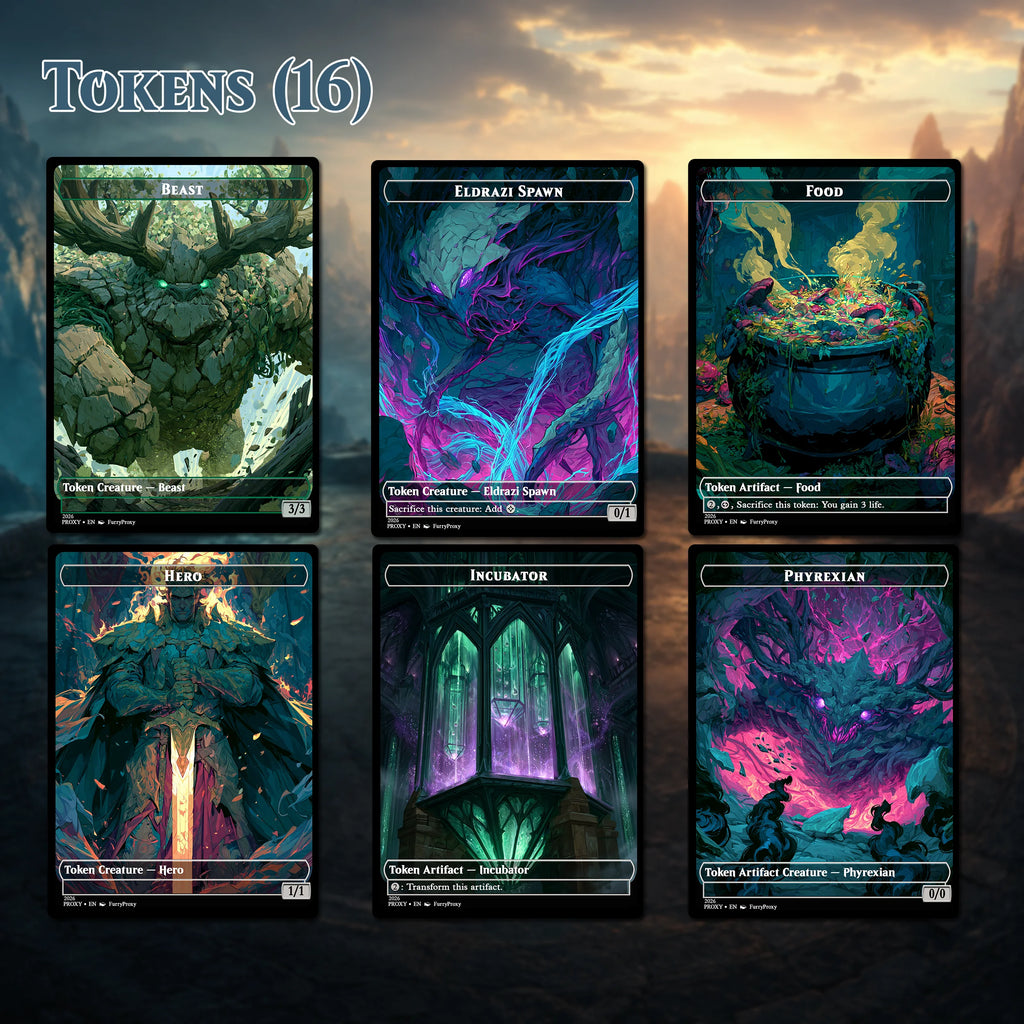 Custom Proxy Commander Deck – Witherbloom Black Green Deck