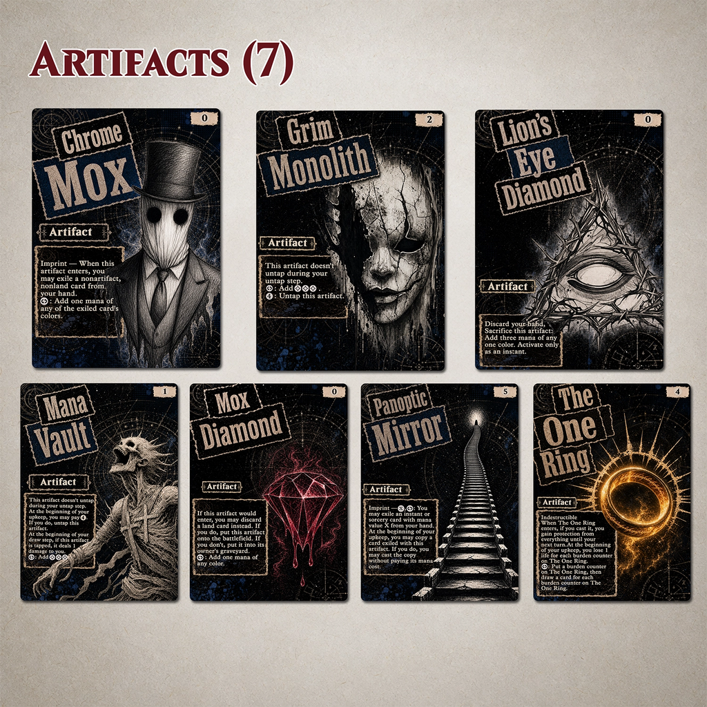 35-Card Game Changer Proxy Bundle – Original Dark Fantasy Art