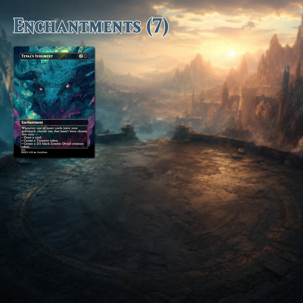 Custom Proxy Commander Deck – Witherbloom Black Green Deck