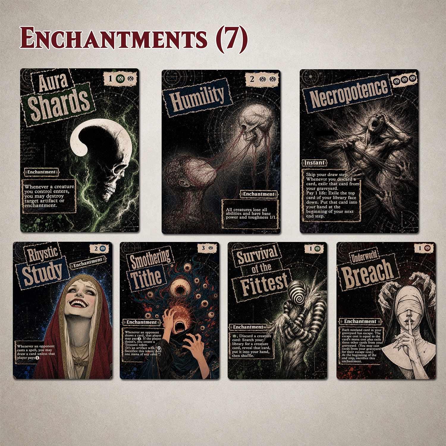 35-Card Game Changer Proxy Bundle – Original Dark Fantasy Art