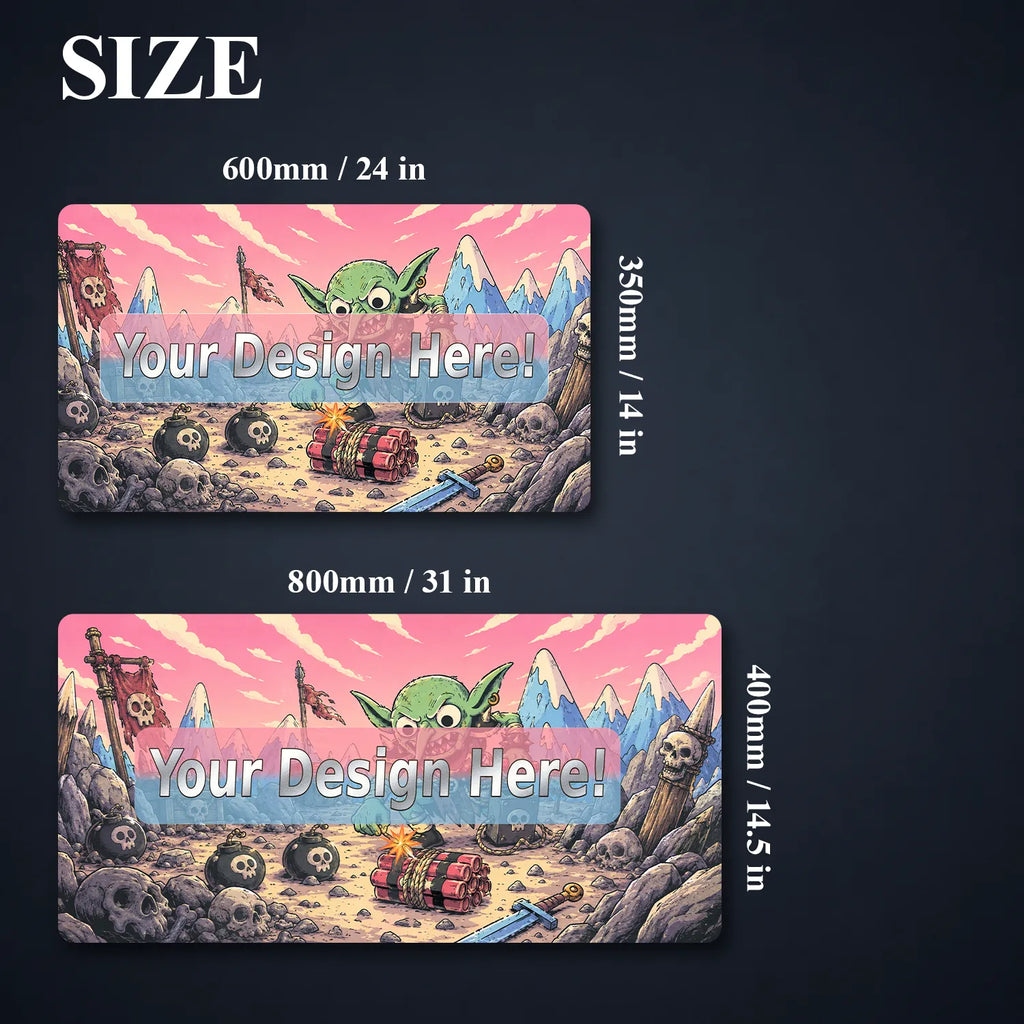 Custom Playmat with Foil Options for TCG and MTG