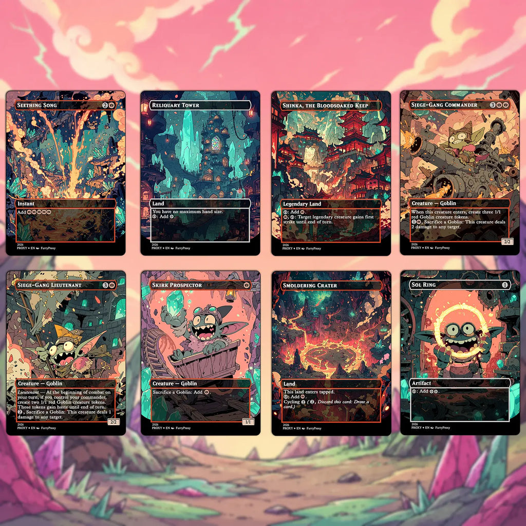 Custom Proxy Commander Deck – Goblin Storm Zada Deck
