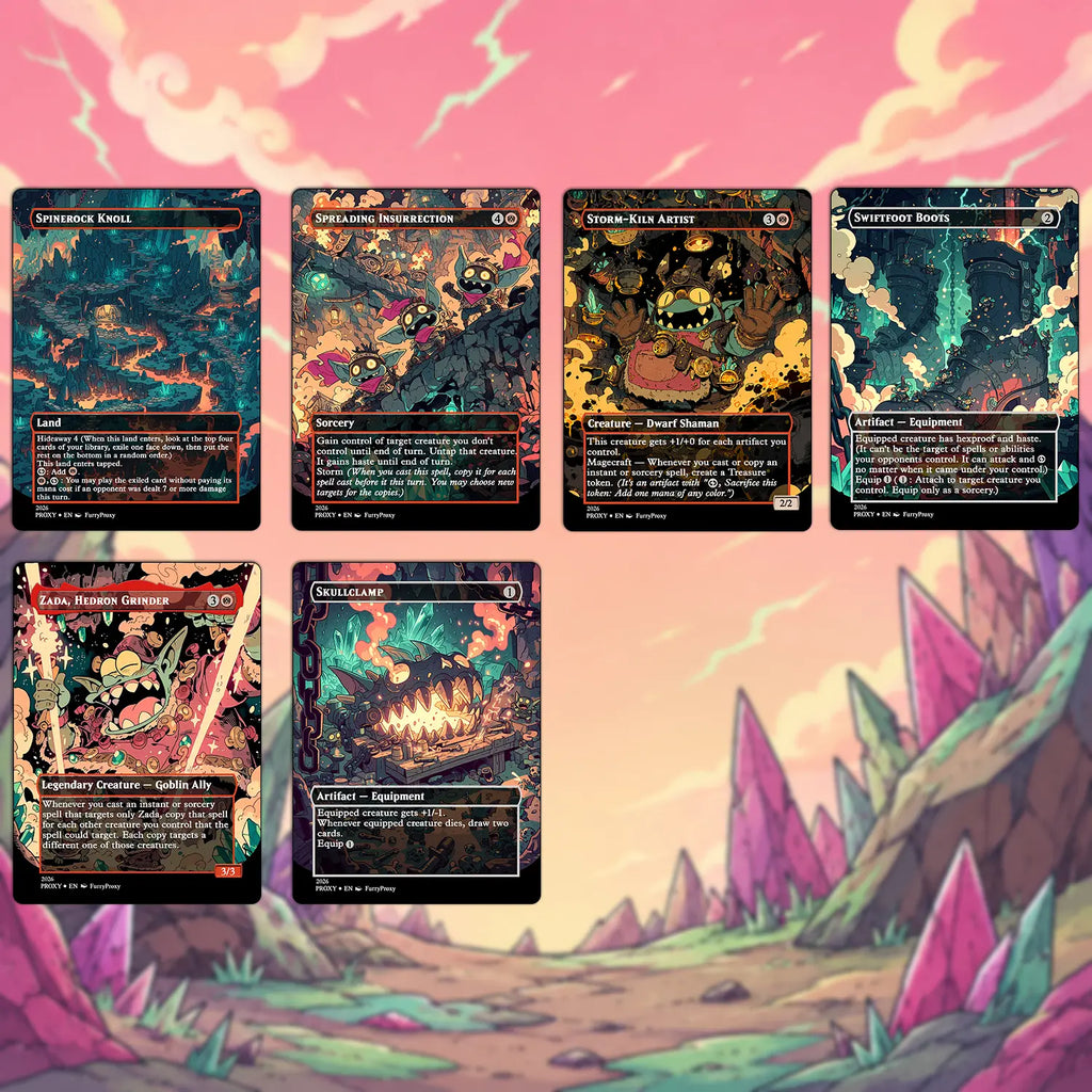 Custom Proxy Commander Deck – Goblin Storm Zada Deck