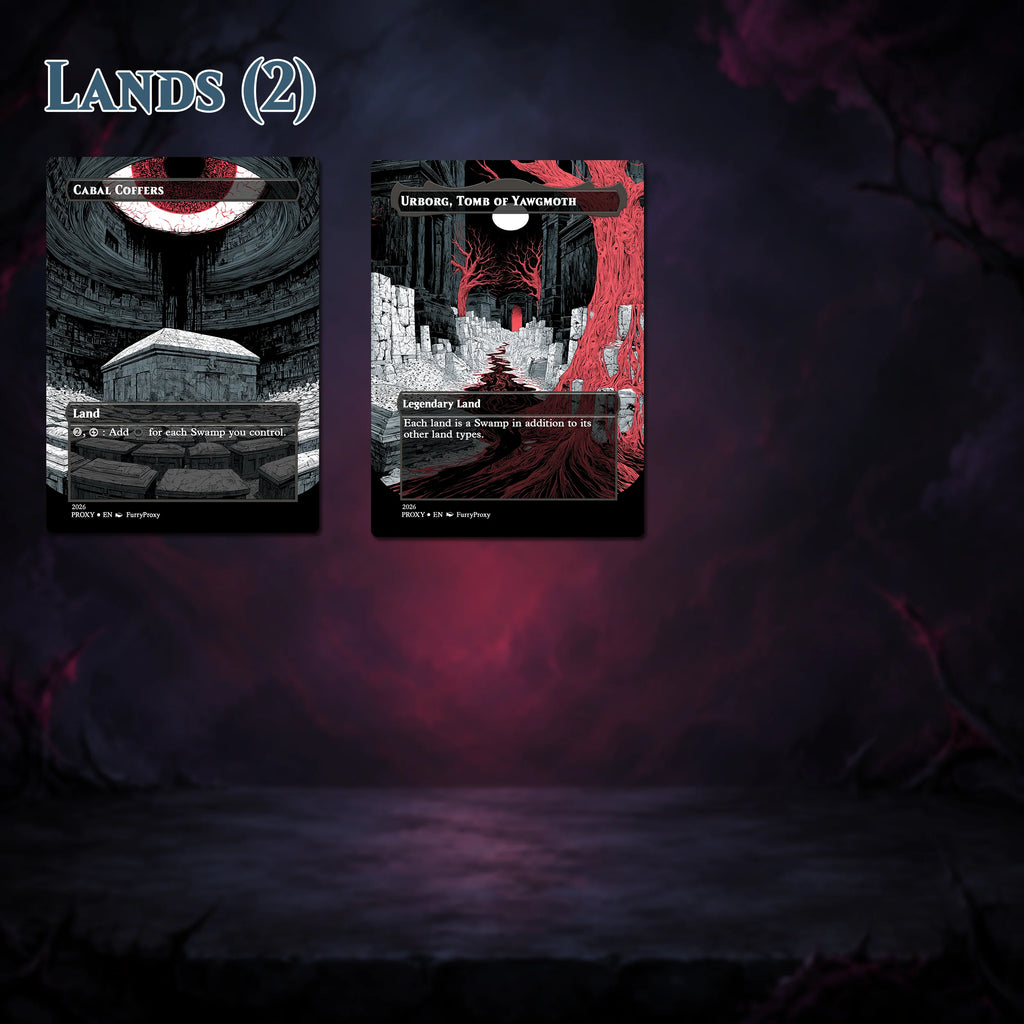 30-Card Black Staple Bundle – EDH & cEDH Proxies