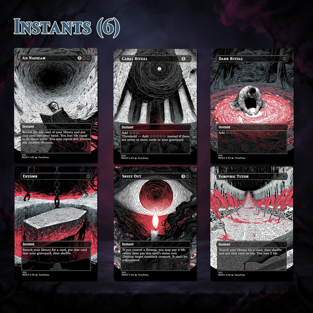 30-Card Black Staple Bundle – EDH & cEDH Proxies