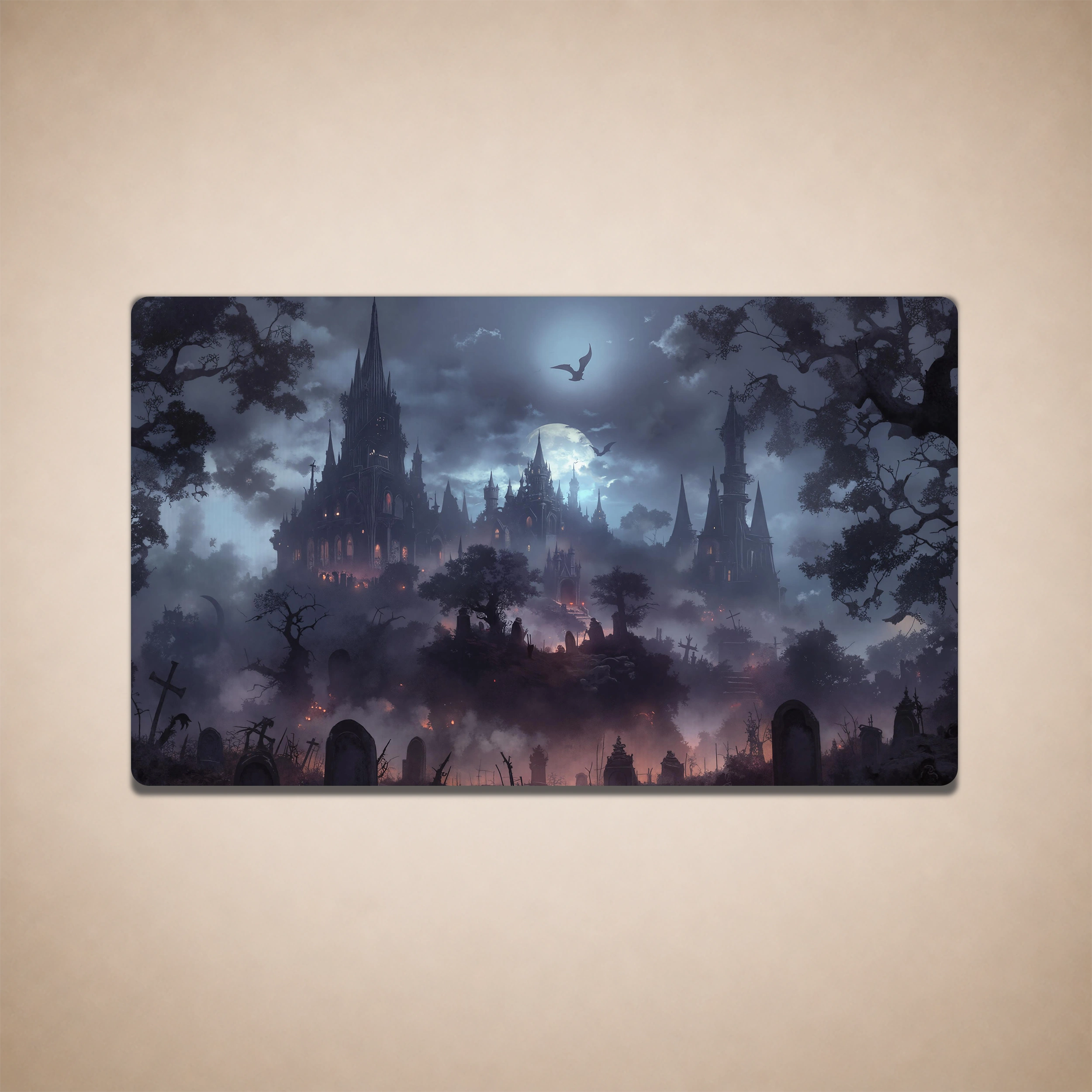 MTG/TCG Playmat — Dark Castle Nightfall