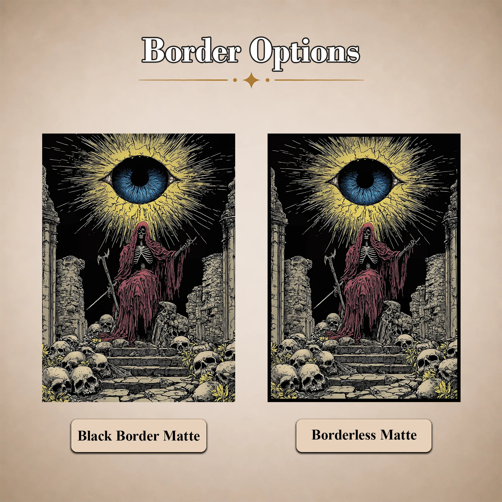 Matte Art Card Sleeves— Bone Seer