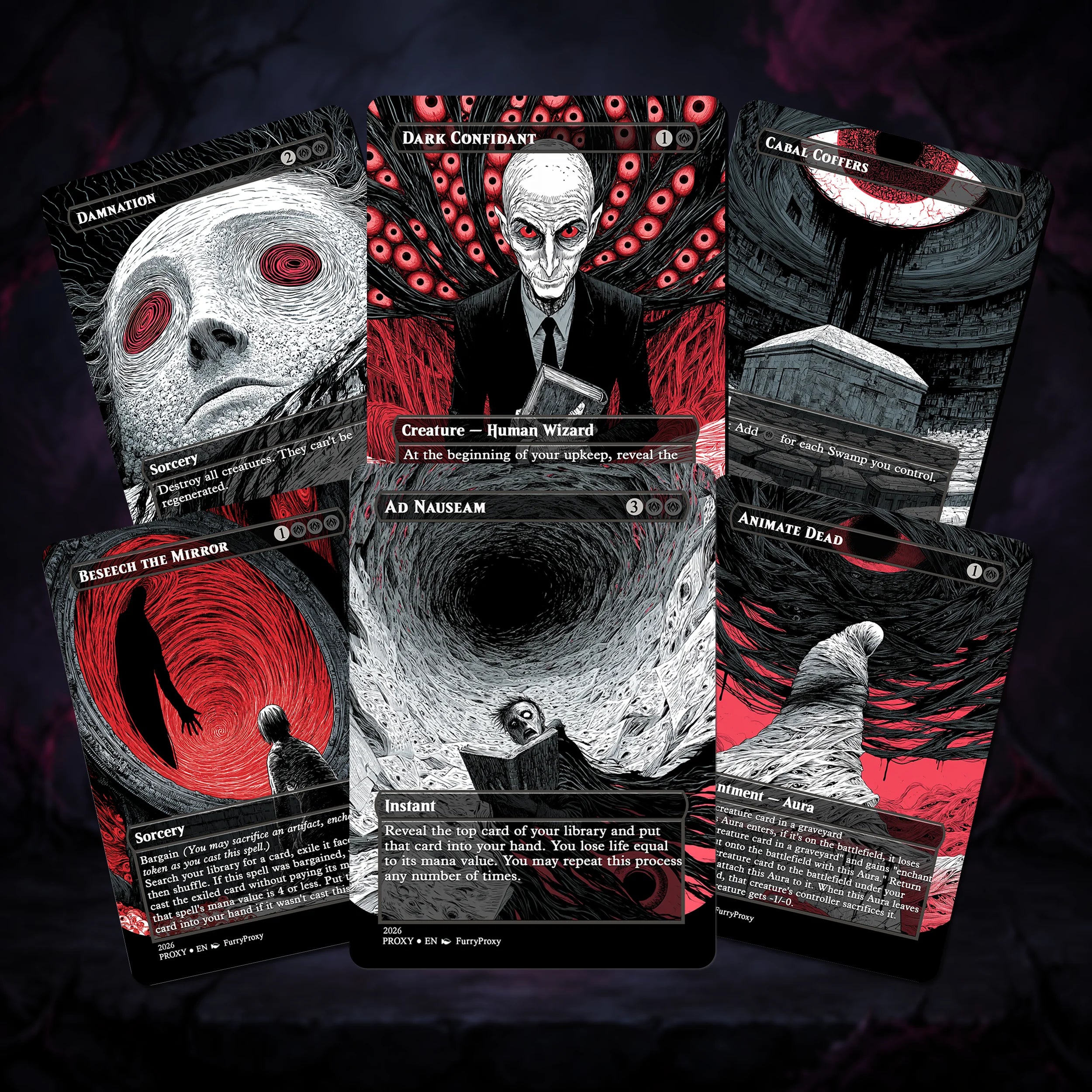 30-Card Black Staple Bundle – EDH & cEDH Proxies