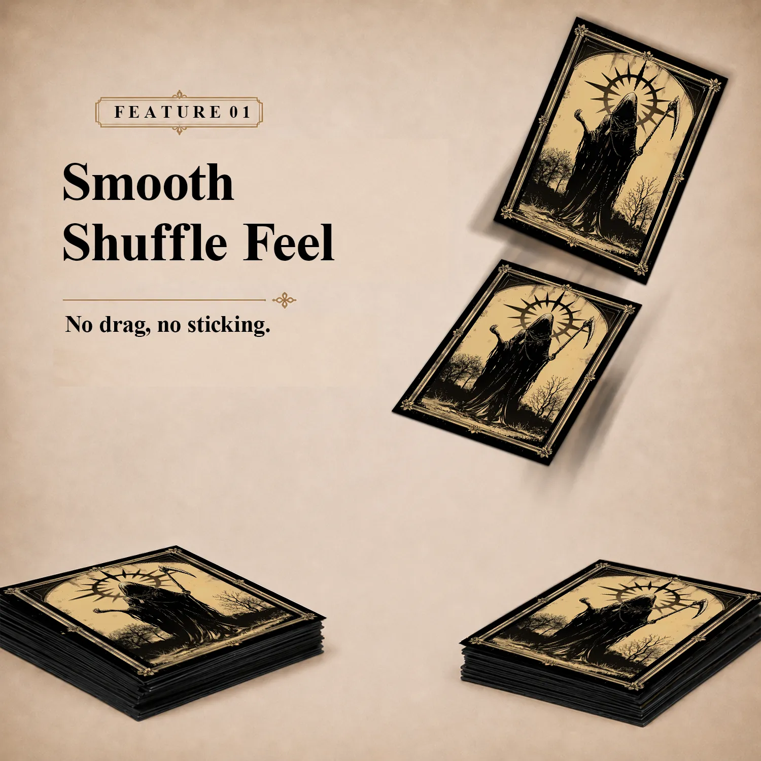 Matte Art Card Sleeves — Dark Reaper