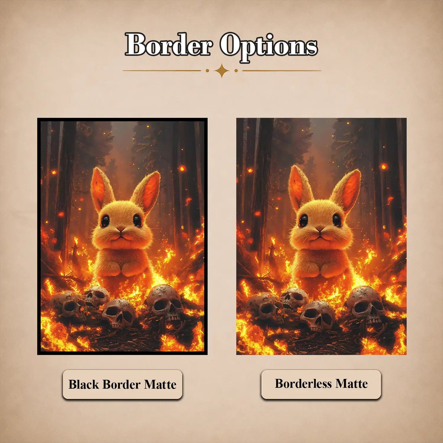Matte Art Card Sleeves — Emberborn Hare
