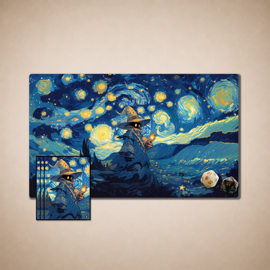 MTG/TCG Playmat — Vivi-Inspired Van Gogh Art Style