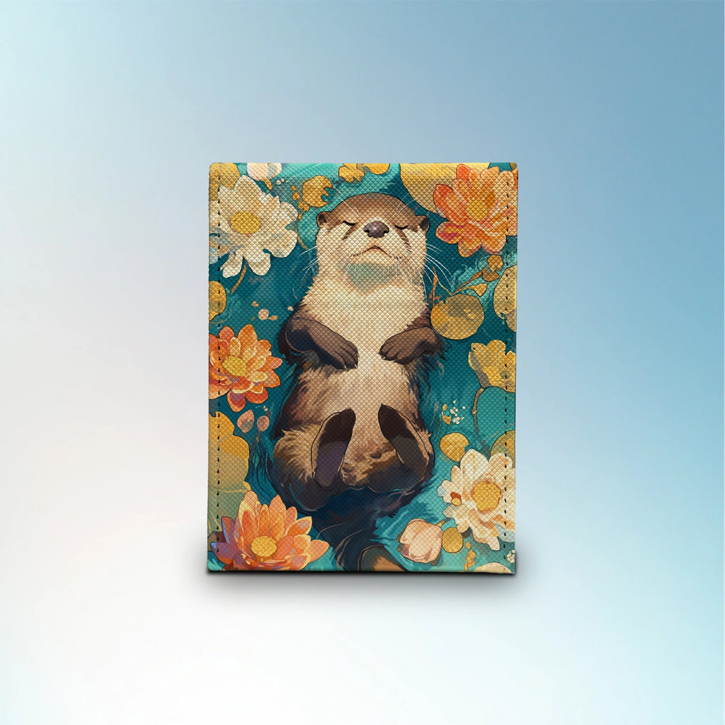 Commander Deck Box — Floral Otter