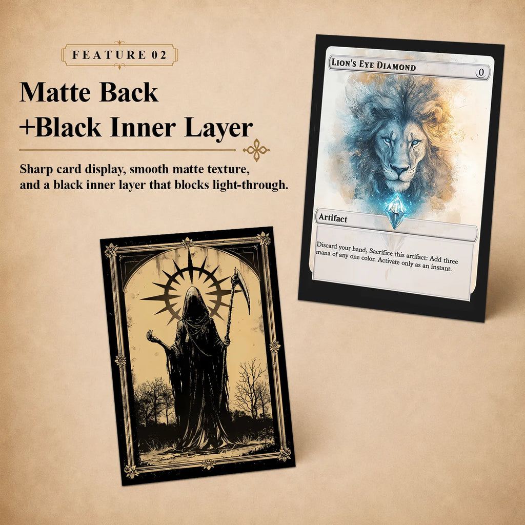 Matte Art Card Sleeves — Dark Reaper