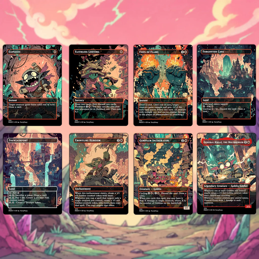 Custom Proxy Commander Deck – Goblin Storm Zada Deck