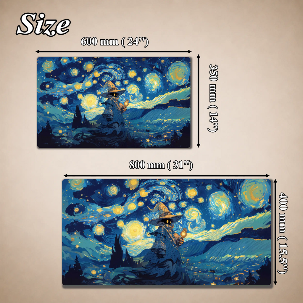 MTG/TCG Playmat — Vivi-Inspired Van Gogh Art Style