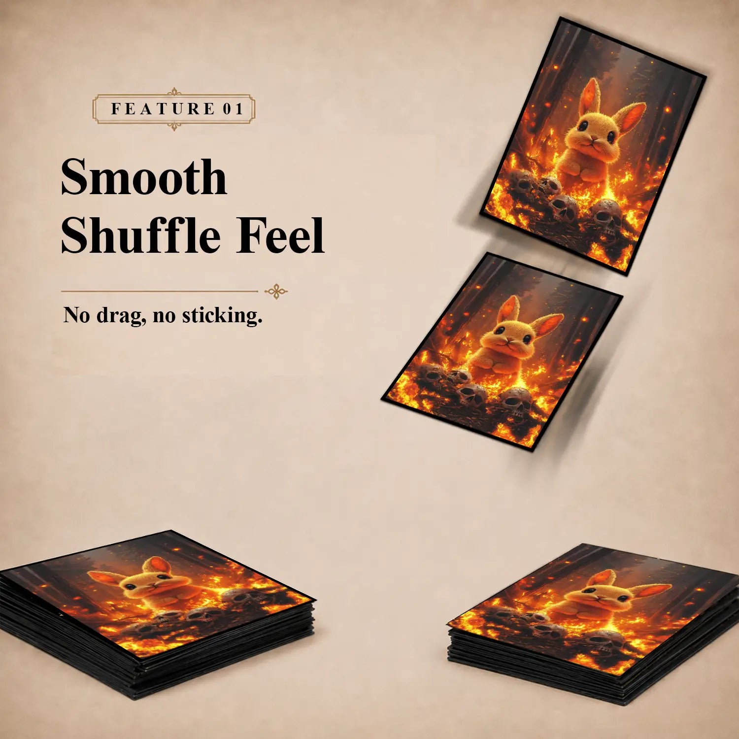Matte Art Card Sleeves — Emberborn Hare