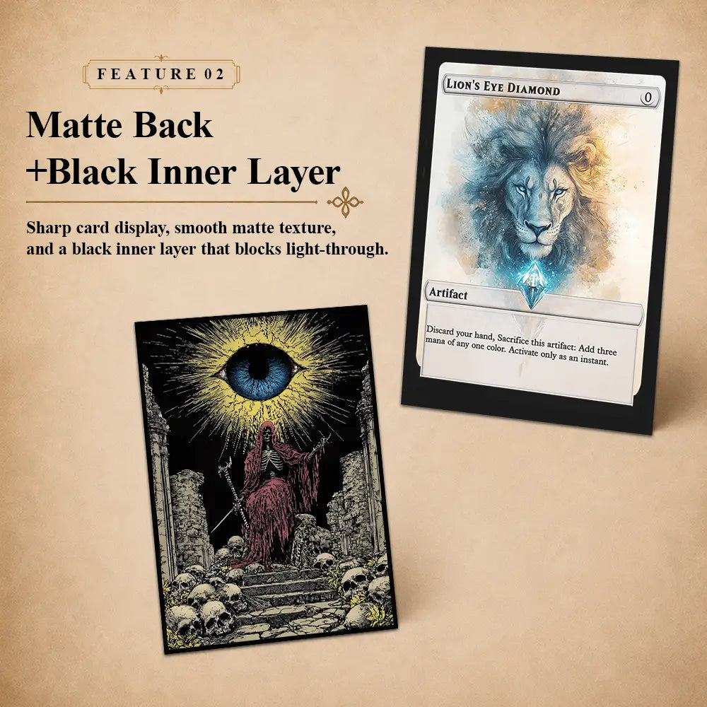 Matte Art Card Sleeves— Bone Seer