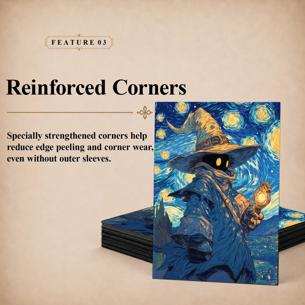 Matte Art Card Sleeves —  Starry Night Black Mage