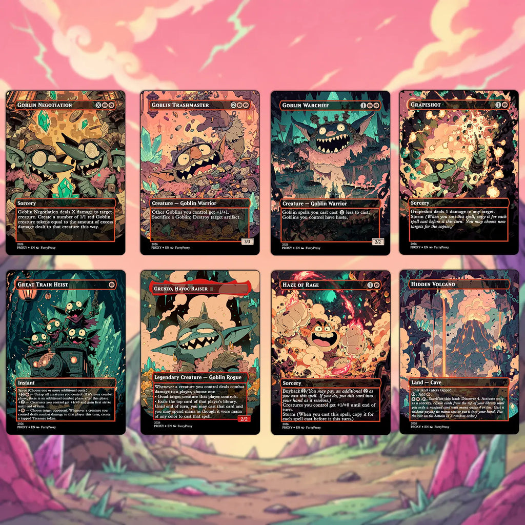 Custom Proxy Commander Deck – Goblin Storm Zada Deck