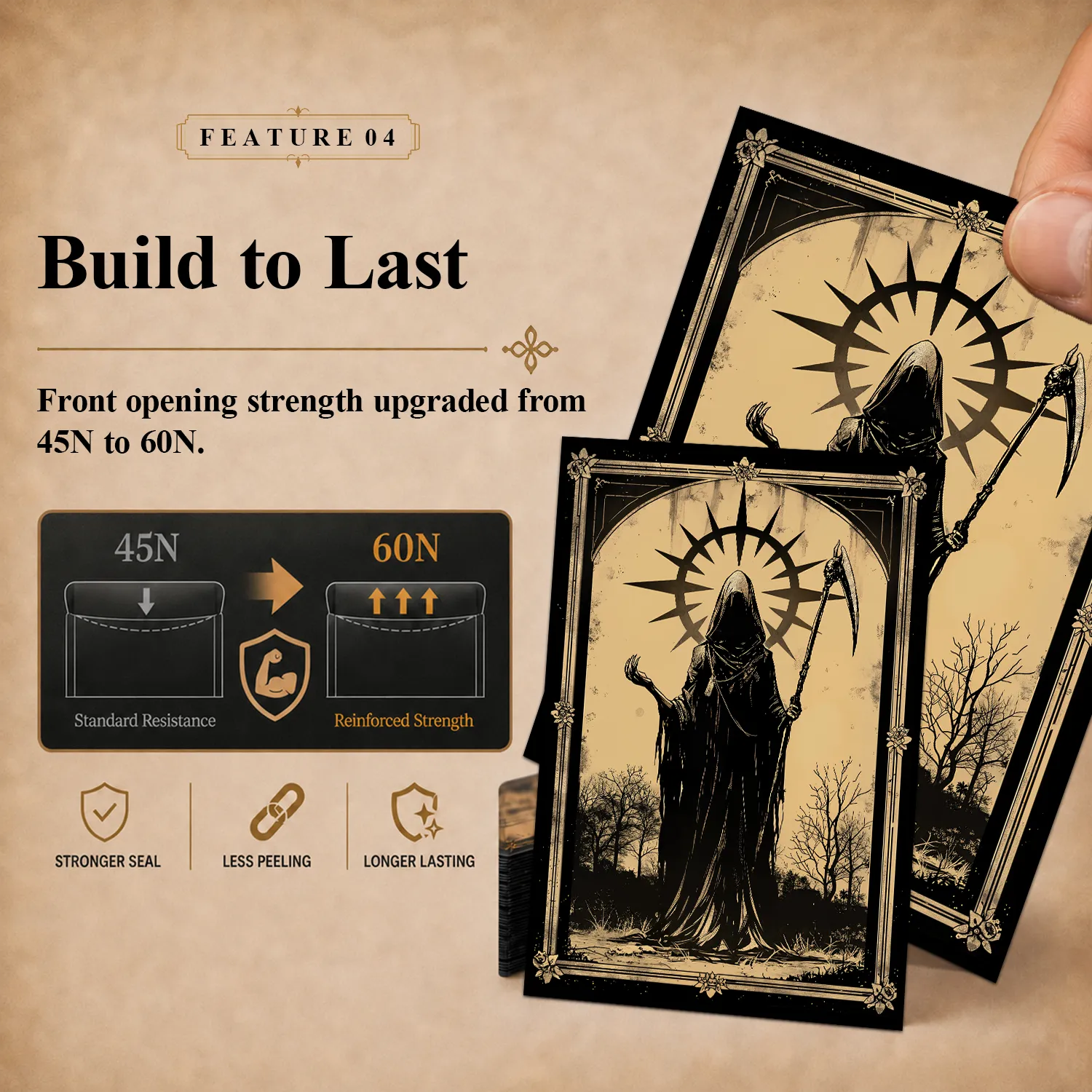 Matte Art Card Sleeves — Dark Reaper