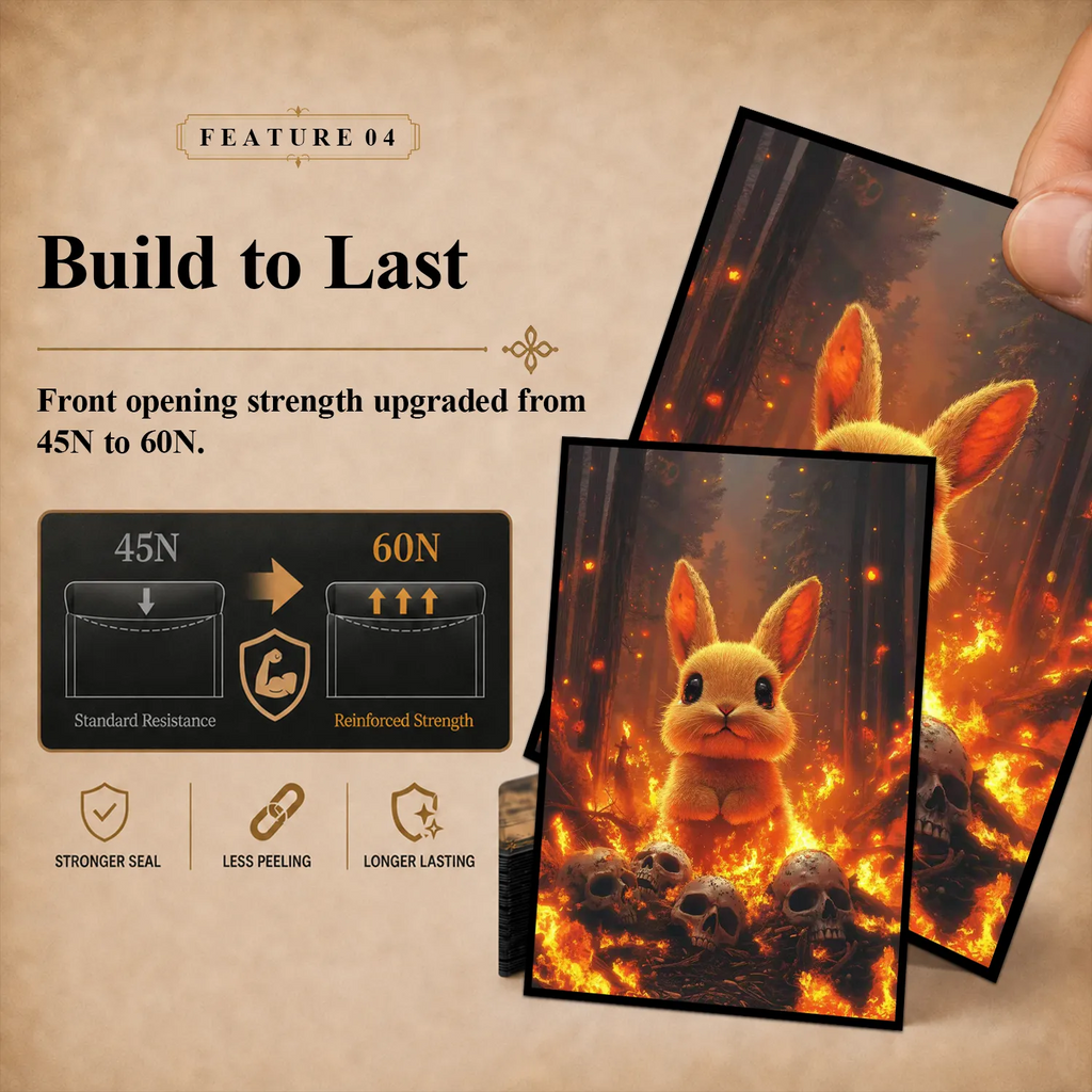 Matte Art Card Sleeves — Emberborn Hare