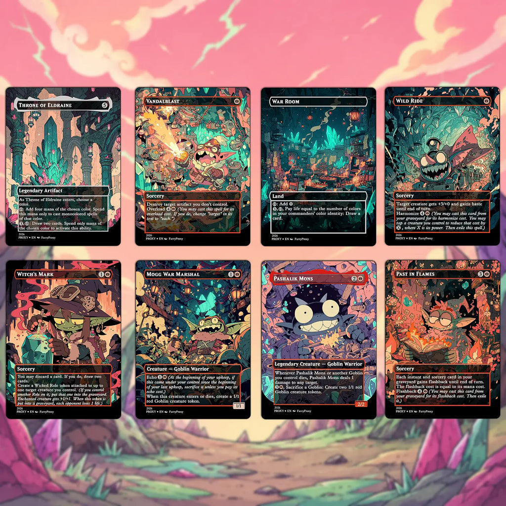 Custom Proxy Commander Deck – Goblin Storm Zada Deck