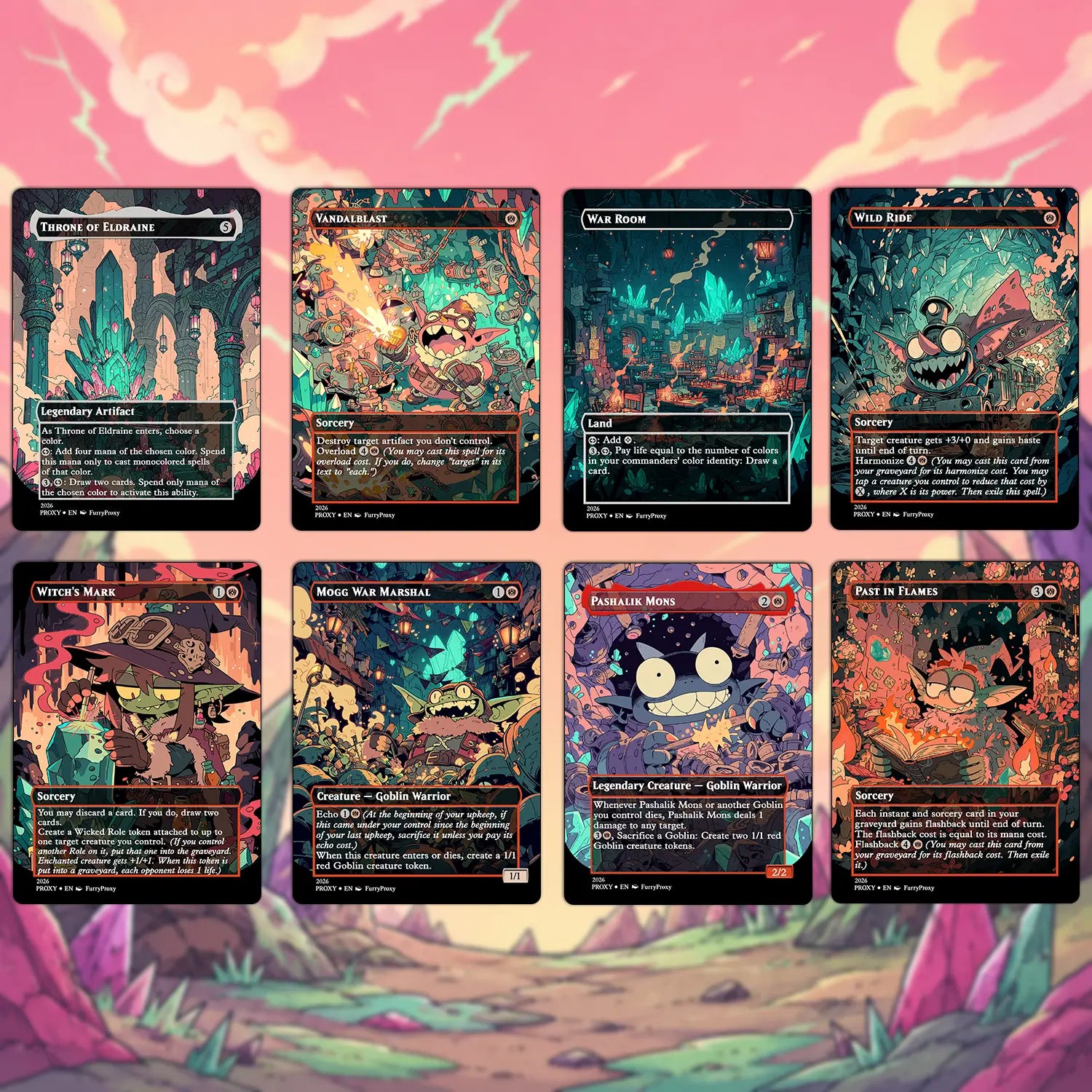 Custom Proxy Commander Deck – Goblin Storm Zada Deck