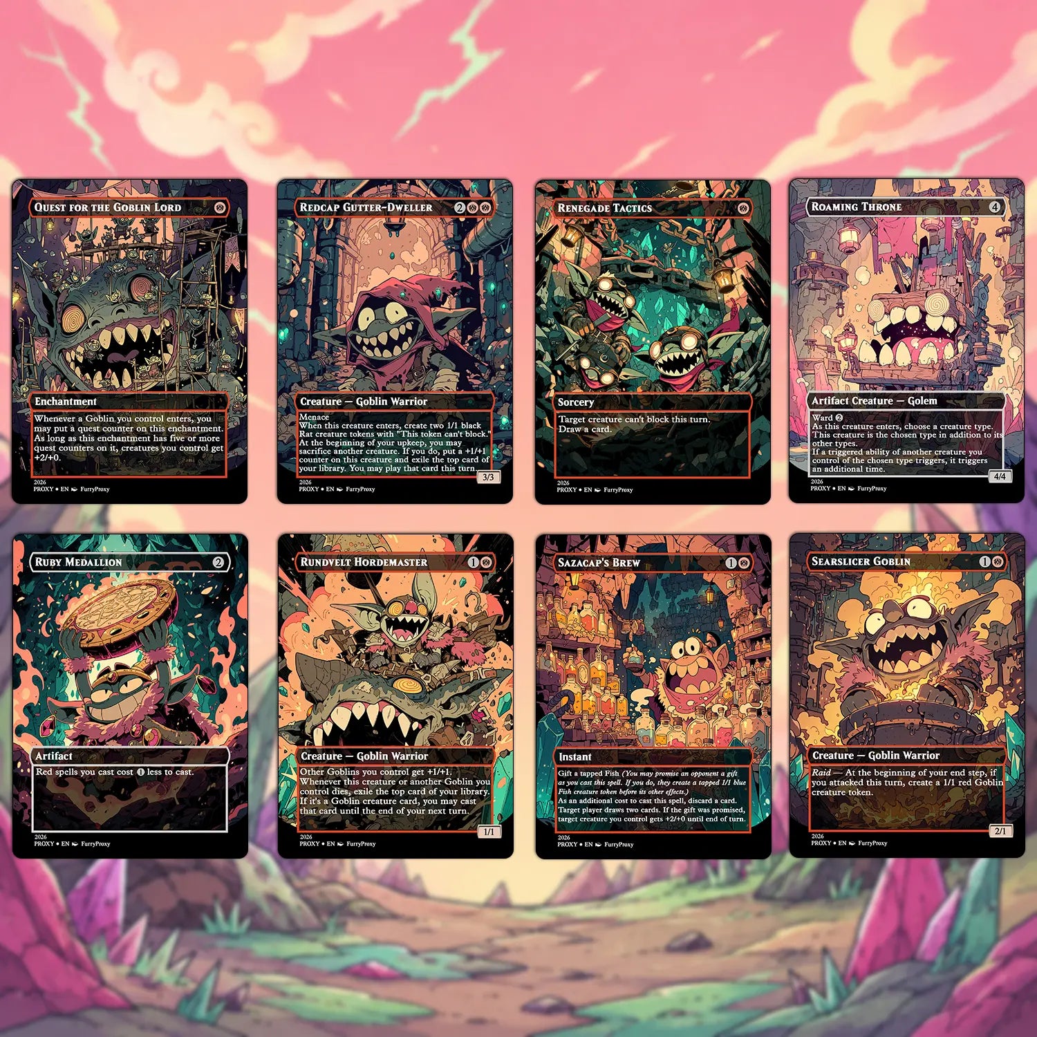 Custom Proxy Commander Deck – Goblin Storm Zada Deck